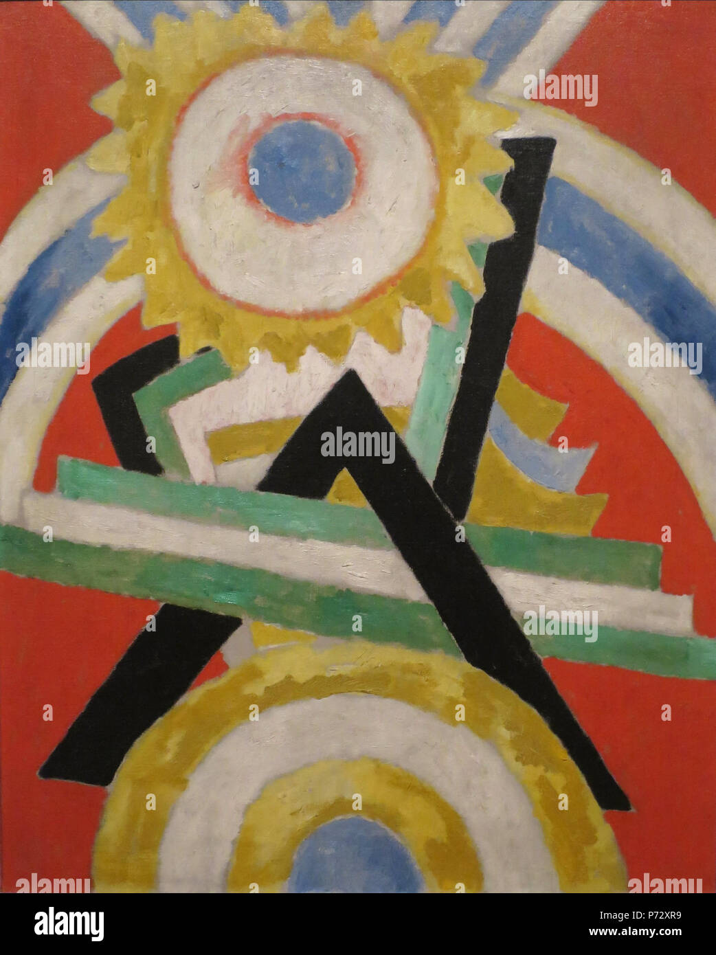 Pre-War Pageant . 1914 19 Concours Pre-War par Marsden Hartley, 1914 Banque D'Images