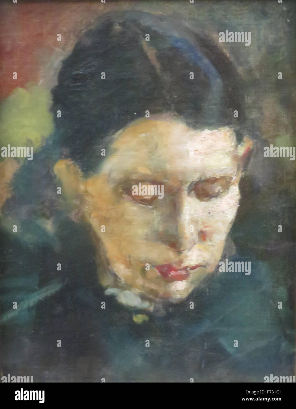 '36 Karen Bjølstad' d'Edvard Munch, 1885-1886, Bergen Kunstmuseum Banque D'Images