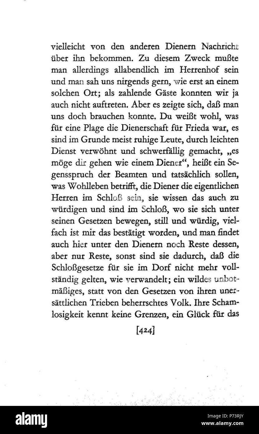 24 De Kafka Schloß 424 Banque D'Images