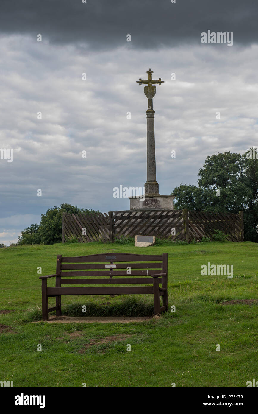 Katherine's Cross, Ampthill Park, Bedfordshire, Royaume-Uni. Monument commémoratif est à Katherine d'Aragon Banque D'Images