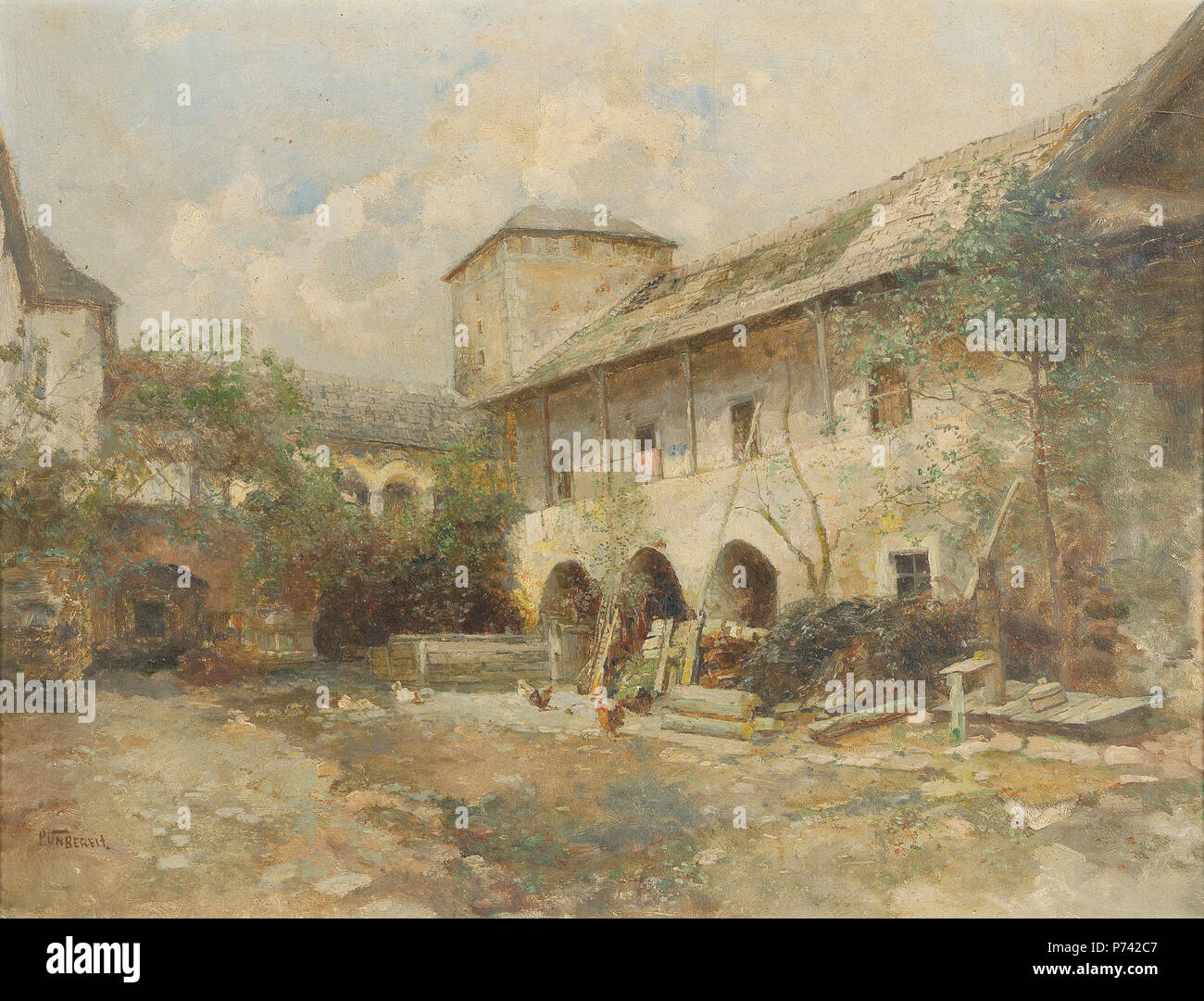 Paul 177 Unbereit - dans Teisenhoferhof Weißenkirchen dans la Wachau Banque D'Images Paul 177 Unbereit - dans Teisenhoferhof Weißenkirchen dans la Wachau Banque D'Images