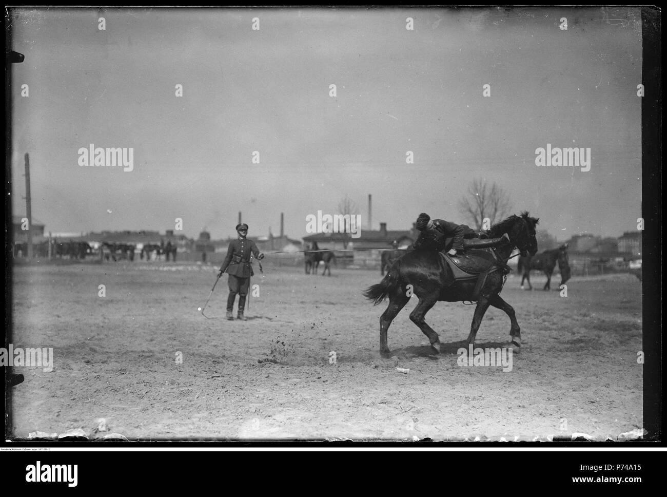 72 Witczak-WitaczyWoltyżerka Narcyz ński - Pułku Szwoleżerów 1 W (107-238-2) Banque D'Images