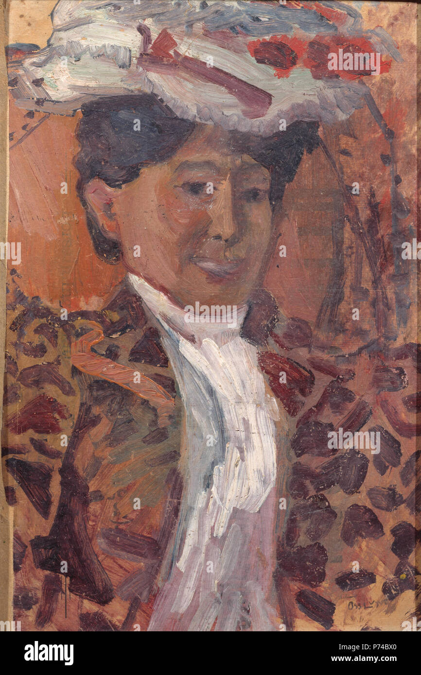 . English : The Scotch Girl Svenska : Flickan från Skottland 189553 La Scotch Girl (Helmer Osslund) - Nationalmuseum - 23247 Banque D'Images