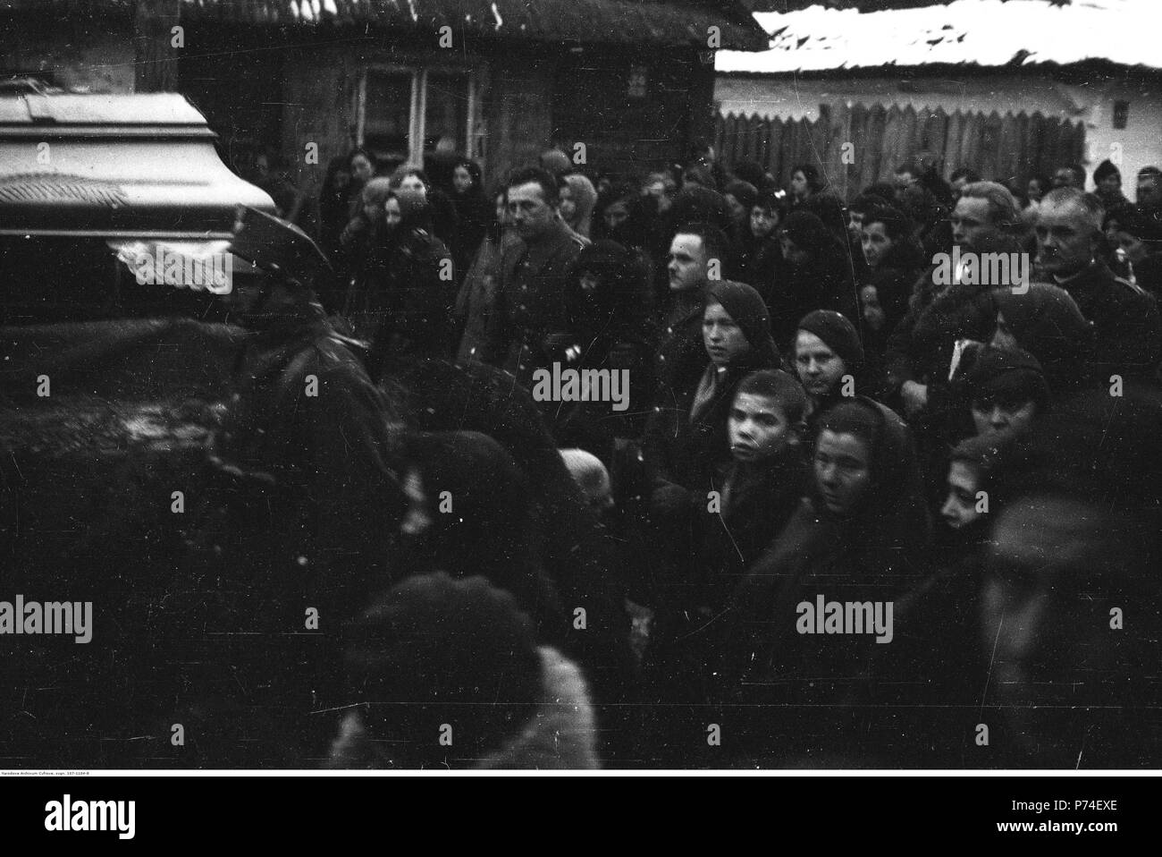 65 Narcyz Witczak-Witaczyplutonowego ński - Pogrzeb Stanisława Seweryna Dywizjonu Żandarmerii 1 z (107-1104-8) Banque D'Images