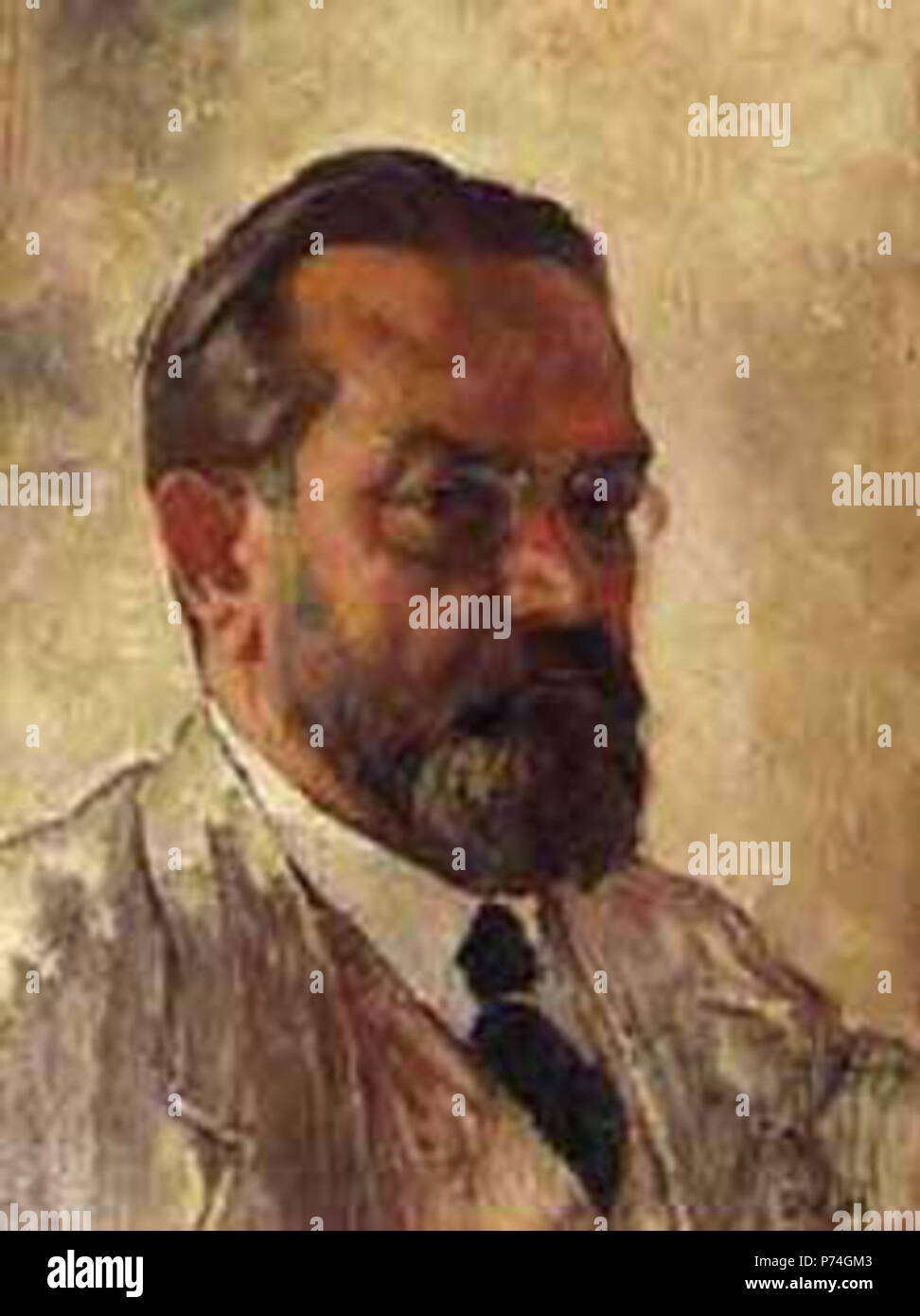 . Deutsch : Selbstporträt (Orliks 1870-1932 Emil) N/A 38 Emil Orlik self portrait Banque D'Images