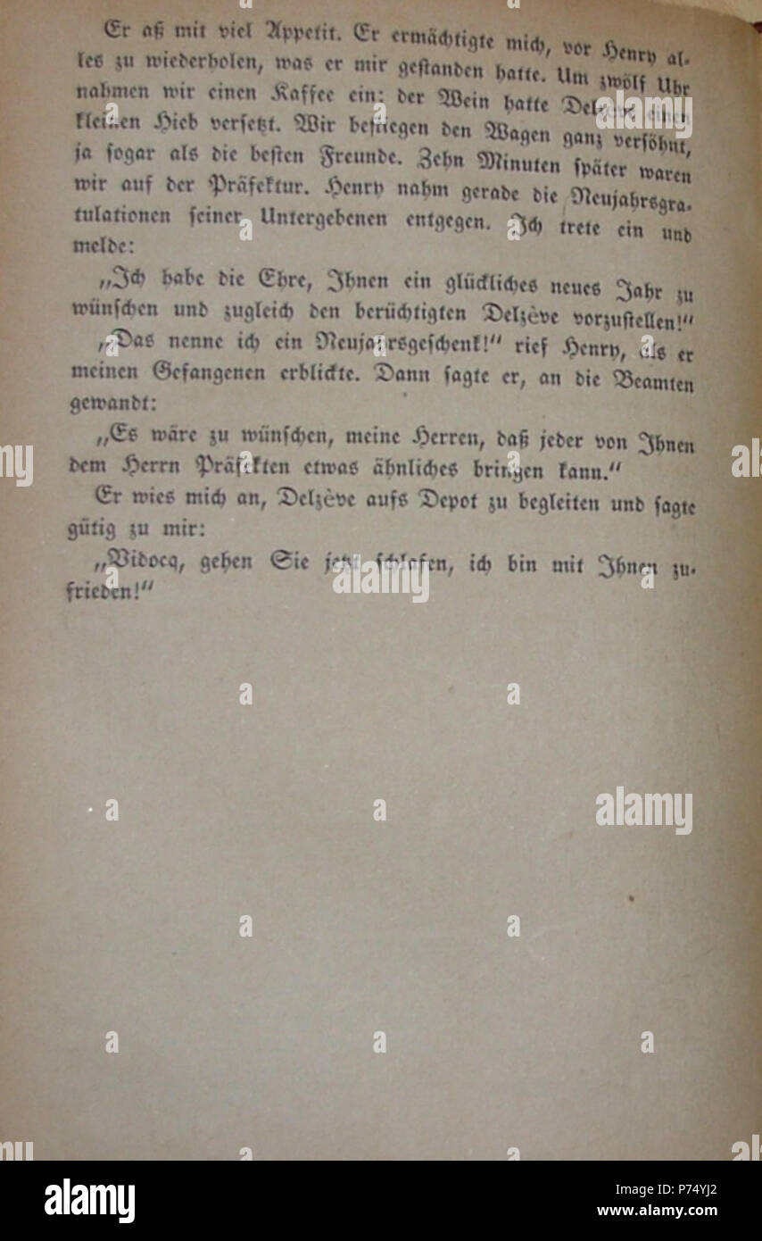 . - Landstreicherleben Vidocqs Denkwürdigkeiten des Mannes mit hundert Namur. Deutsch : Dies ist ein Scan des bois : Anglais : c'est une numérisation du document : . N/A 53 342 Landstreicherleben Banque D'Images