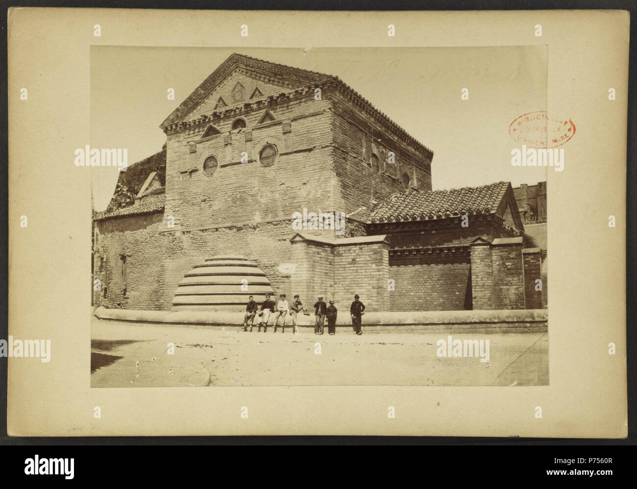 14 Baptistère Saint-Jean de Poitiers - J-A Brutails - Université Bordeaux Montaigne - 2040 Banque D'Images 14 Baptistère Saint-Jean de Poitiers - J-A Brutails - Université Bordeaux Montaigne - 2040 Banque D'Images