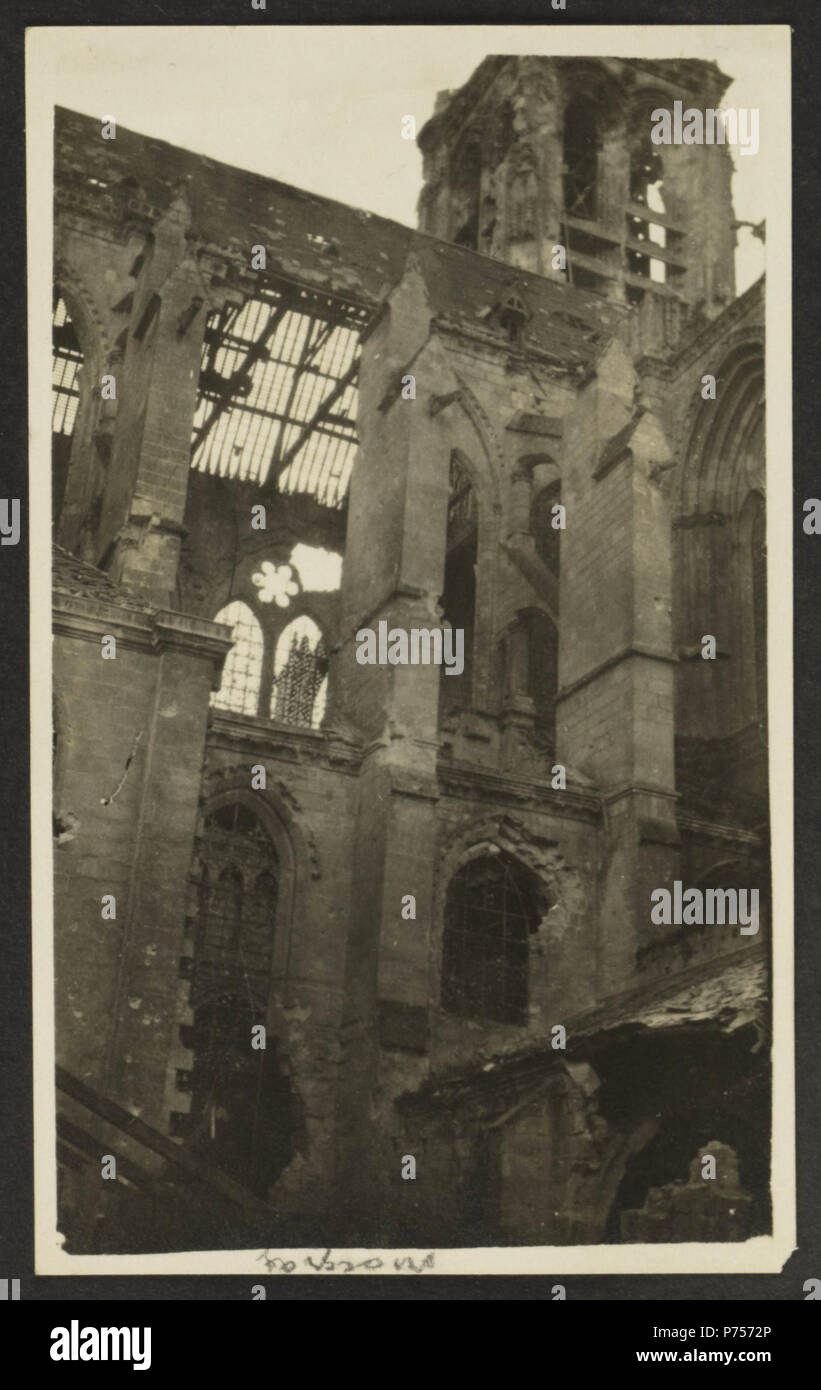 23 cathédrale Saint-Gervais et Saint-Protais de Soissons - J-A Brutails - Université Bordeaux Montaigne - 2221 Banque D'Images