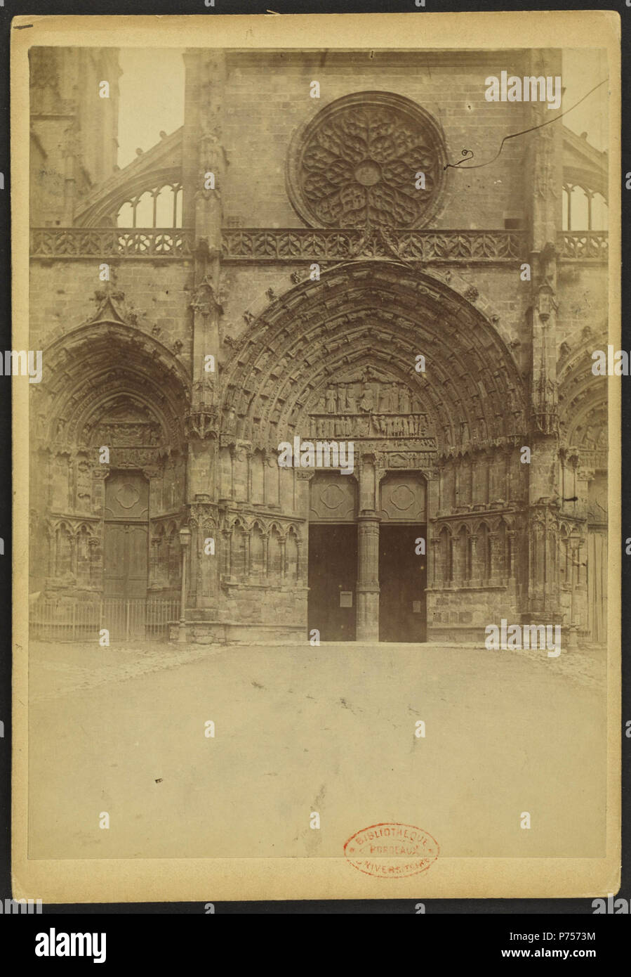 23 Cathédrale Saint-Jean-Baptiste de Bazas - J-A Brutails - Université Bordeaux Montaigne - 0170 Banque D'Images 23 Cathédrale Saint-Jean-Baptiste de Bazas - J-A Brutails - Université Bordeaux Montaigne - 0170 Banque D'Images