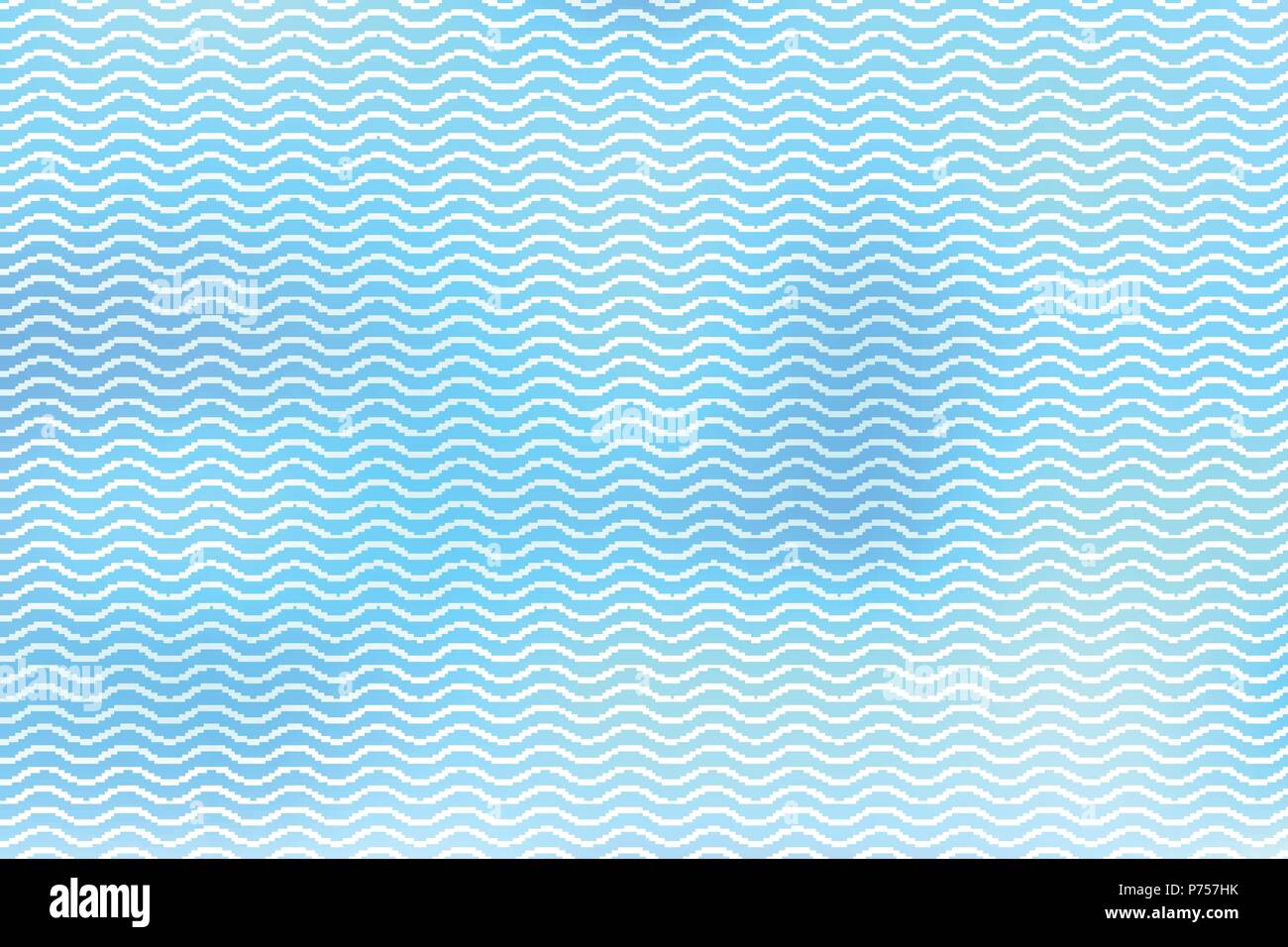 Résumé de l'onde des lignes blanches sur fond bleu, rayures ondulées, surface rugueuse, Vector Illustration Illustration de Vecteur