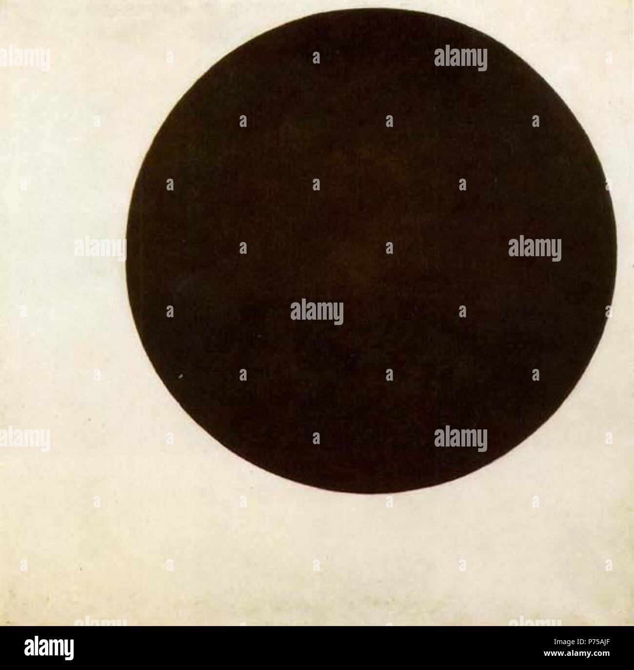 . Cercle noir mobile 1915 / 1924 18 cercle noir peint Banque D'Images