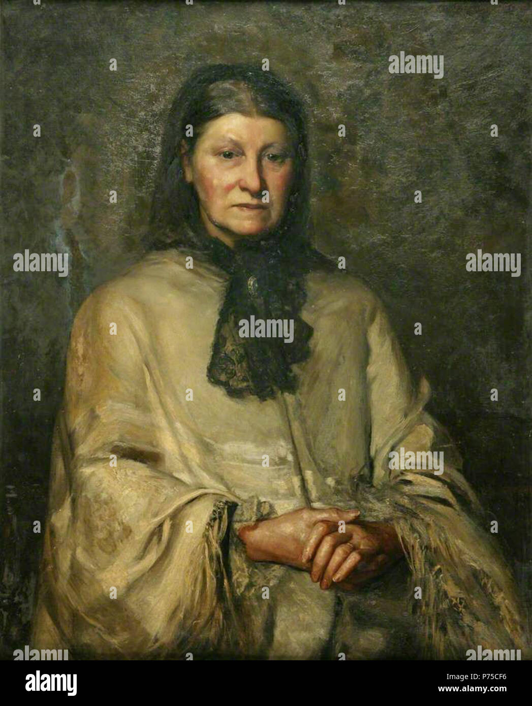 Anglais : Portrait de Mère de l'artiste . avant 1900 30 Dacre-Mother Banque D'Images