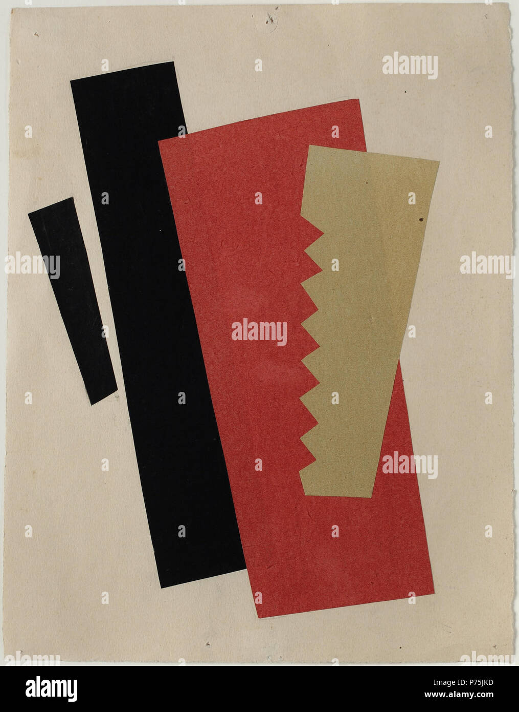 . Composition (Red-Black-Gold) 1920 156 Liubov Sergeievna Popova - Composition (Red-Black-Gold) - Banque D'Images