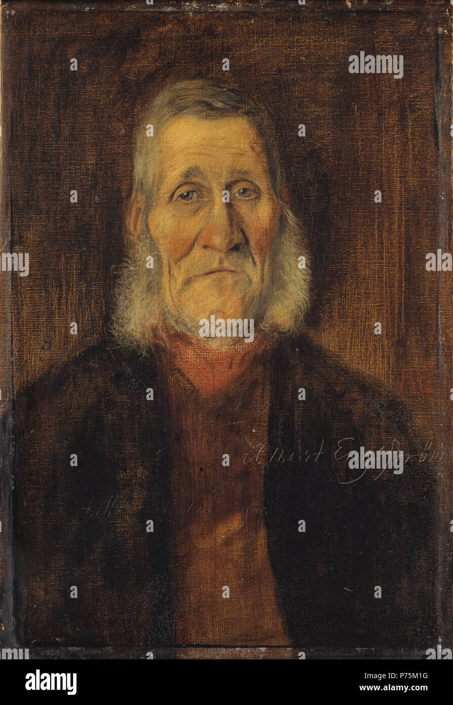 Albert Engström : Kalle je Sandbäcken smålänning, fr. NM 394335 Kalle-i-Sandbäcken, une personnalité Småland (Albert Engström) - Nationalmuseum - 20998 Banque D'Images