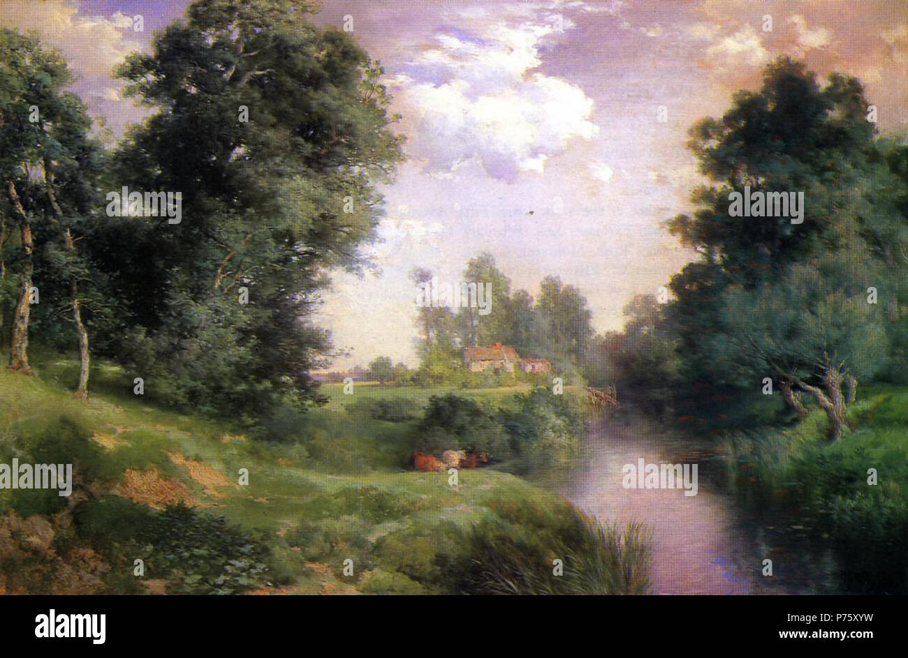 . Un Long Island River . Un Long Island River . 2008 (date) 166 Thomas Moran UN Long Island River Banque D'Images . Un Long Island River . Un Long Island River . 2008 (date) 166 Thomas Moran UN Long Island River Banque D'Images