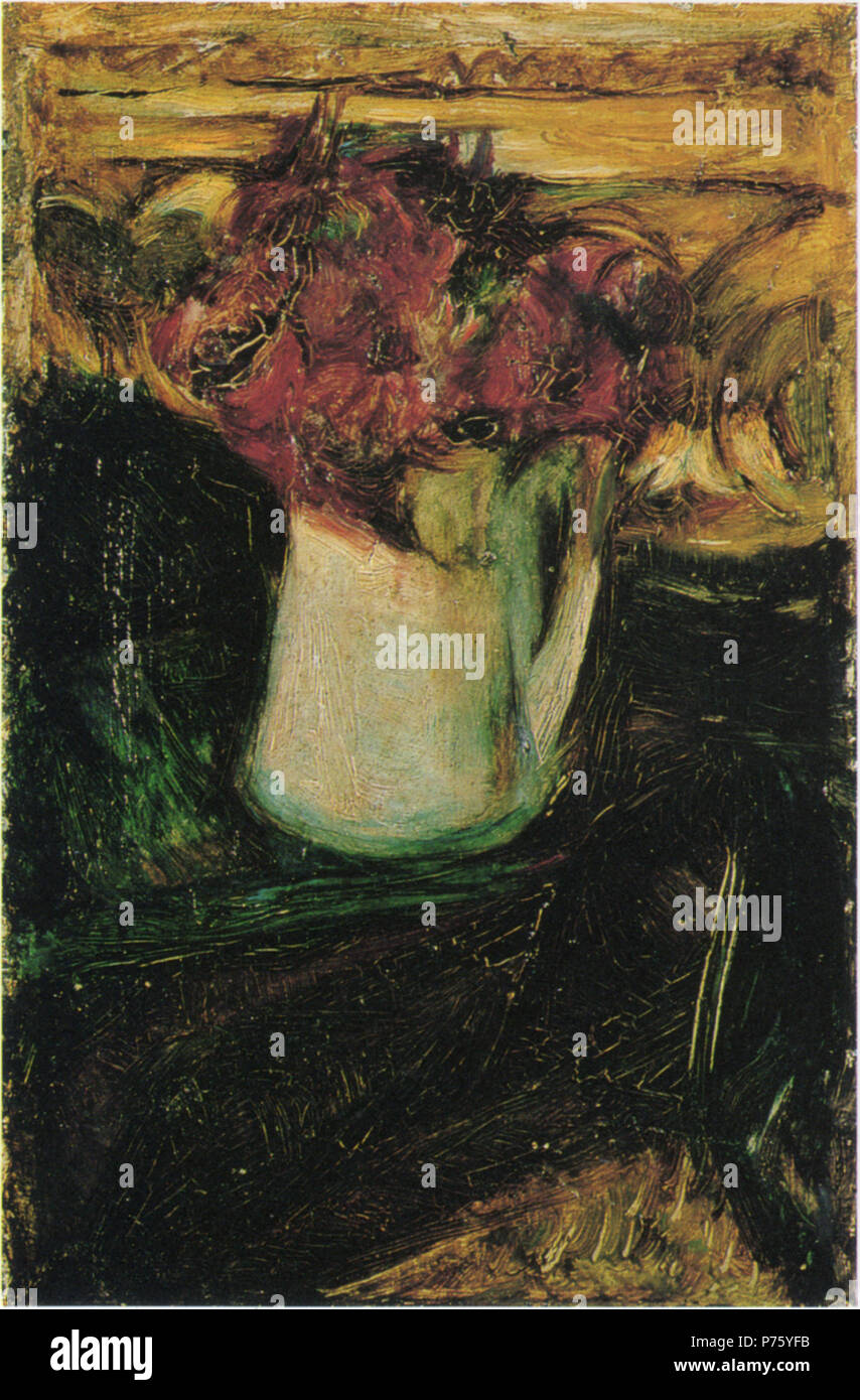 168 1916 NakamuraTsune-Fleurs Banque D'Images