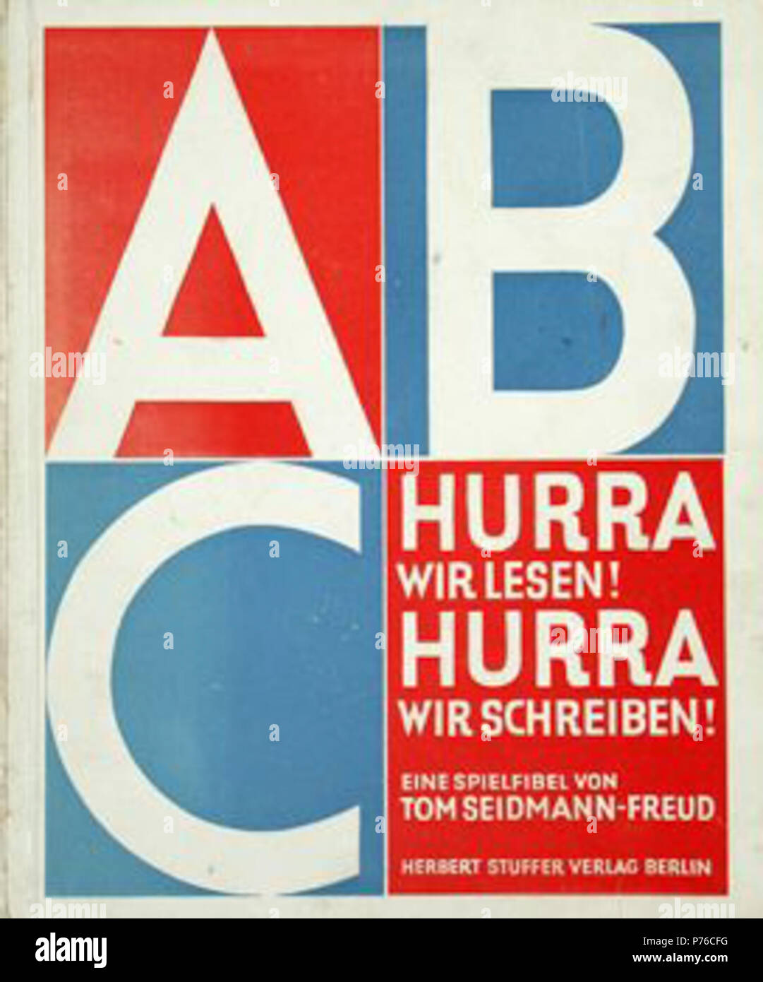 Anglais : Tom Seidmann-Freud (1892-1930) était une femme auteur et illustrateur de livres pour enfants Deutsch : Tom Seidmann-Freud (geboren als Martha-Gertrud Freud) am 17. Novembre 1892 à Vienne ;  + 7. Februar 1930 à Berlin) war eine und -Kinderbuchautorin illustratorin. 1930211 Seidmann-Freud-ABC Banque D'Images