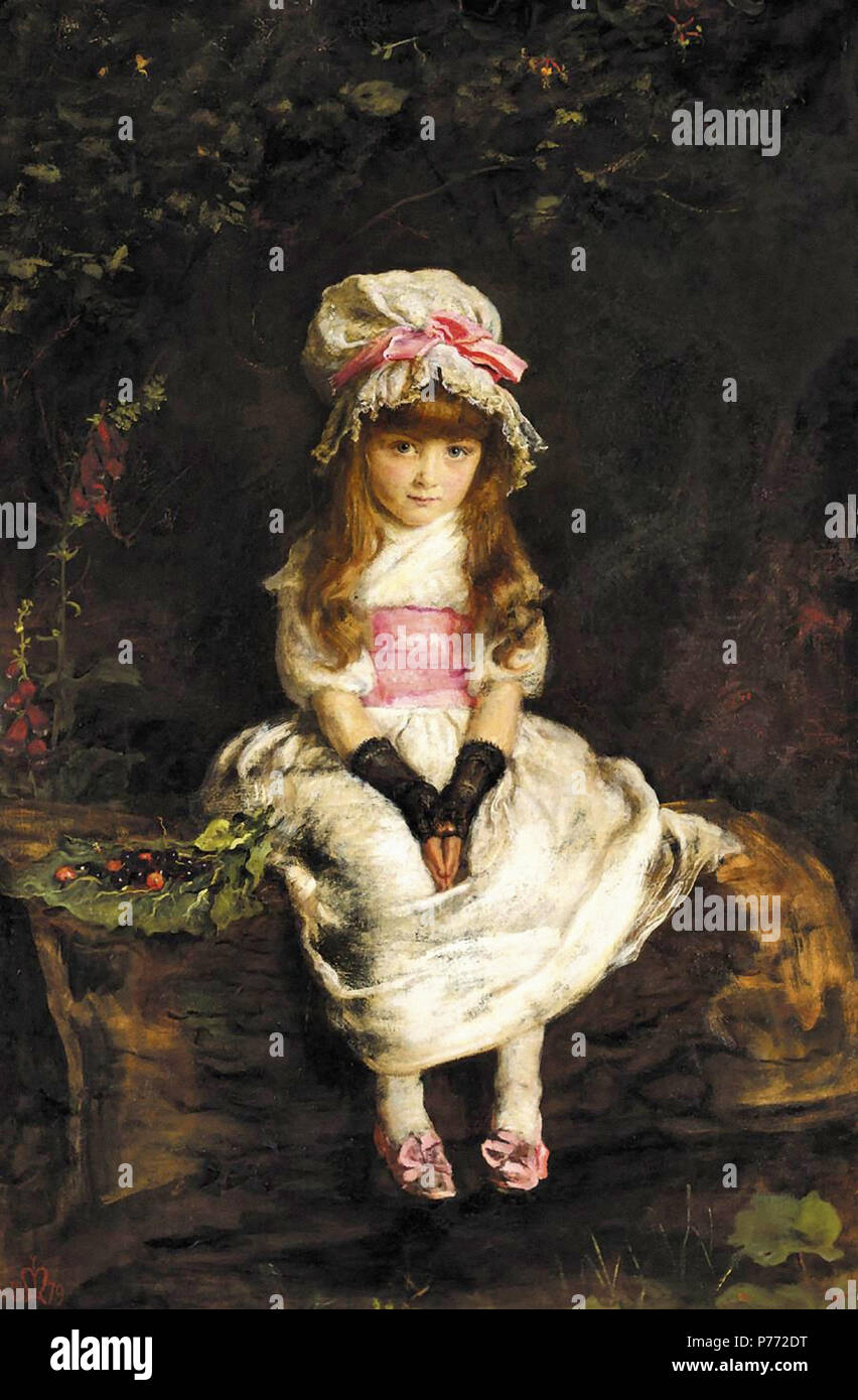 John Everett Millais - Cherry Ripe 2 Photo Stock - Alamy