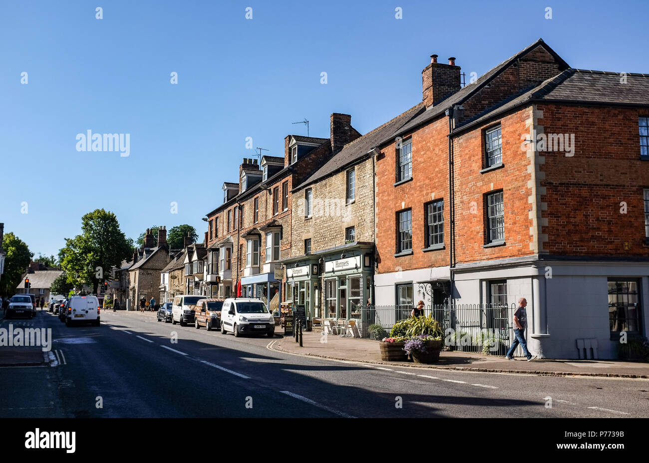 De charmantes petites Oxfordshire Ville de Woodstock . Woodstock est une ville historique, juste au nord d'Oxford. UK Banque D'Images