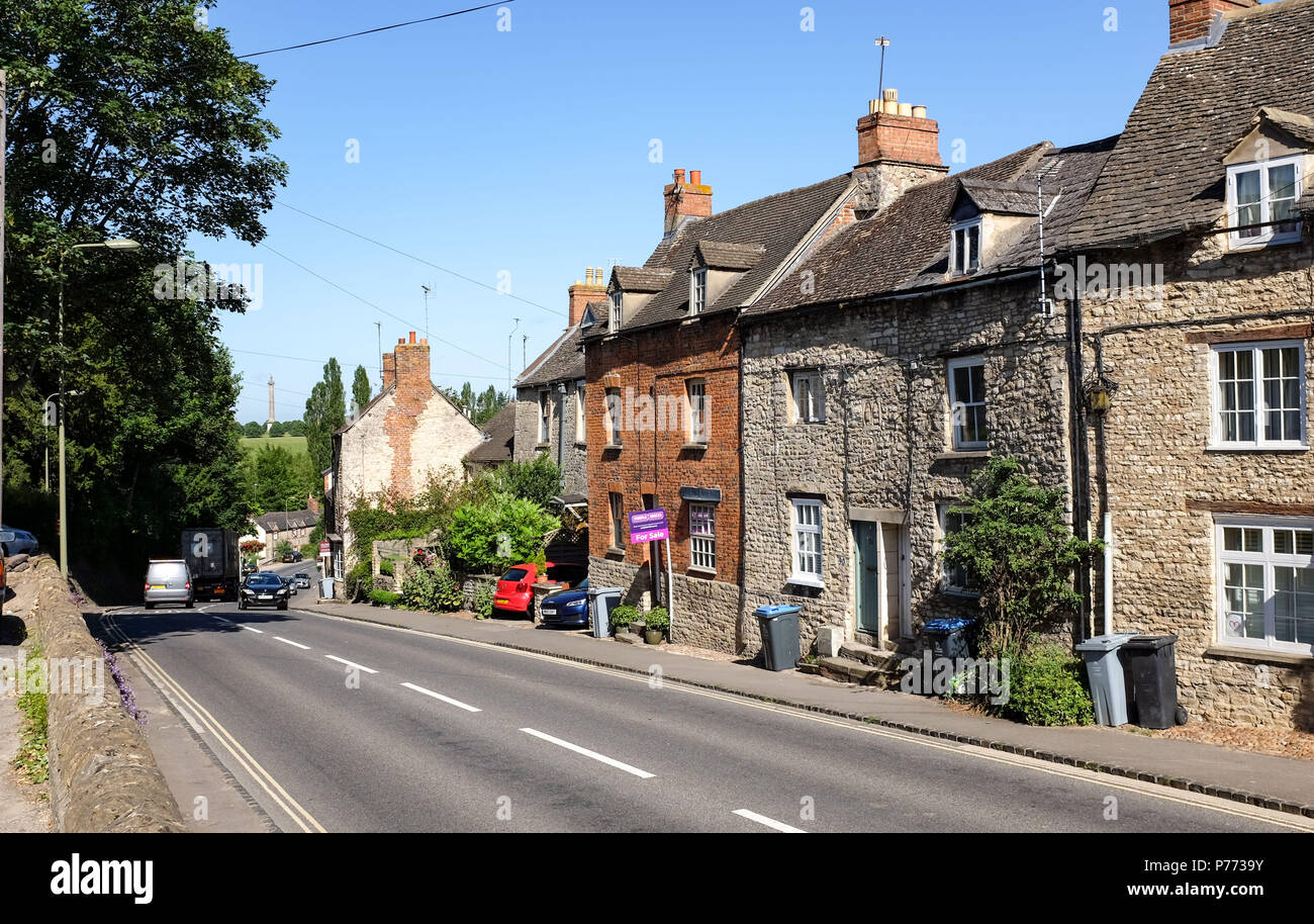 De charmantes petites Oxfordshire Ville de Woodstock . Woodstock est une ville historique, juste au nord d'Oxford. UK Banque D'Images