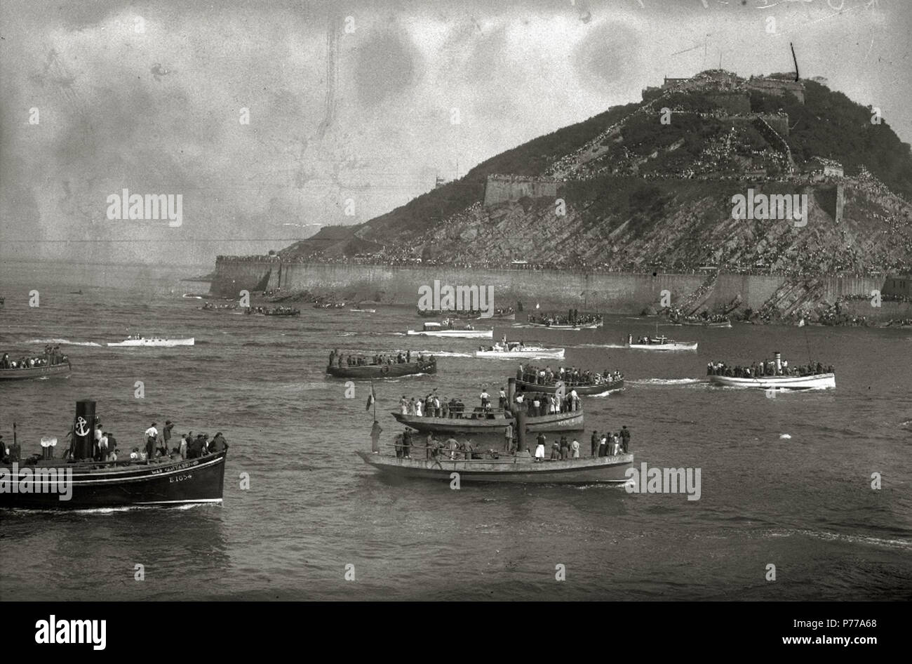 15 Celebración de la Bandera de la Concha (14 de 21) - Fondo Car-Kutxa Fototeka Banque D'Images