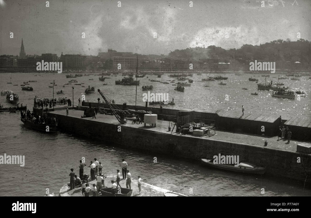 15 Celebración de la Bandera de la Concha (19 de 21) - Fondo Car-Kutxa Fototeka Banque D'Images