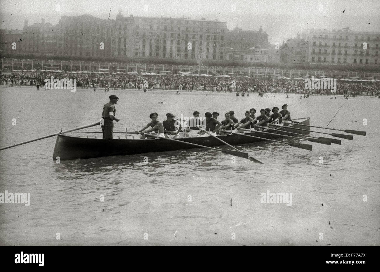 15 Celebración de la Bandera de la Concha (5 de 21) - Fondo Car-Kutxa Fototeka Banque D'Images