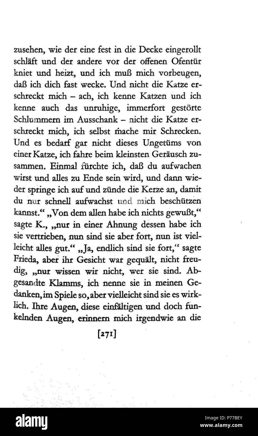 23 De Kafka Schloß 271 Banque D'Images