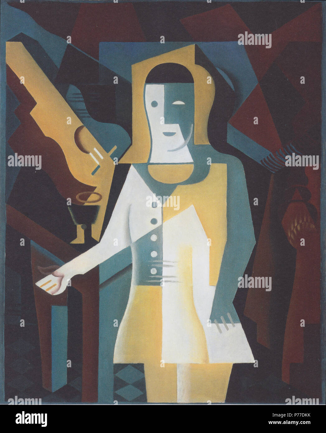 . Deutsch : Pierrot 41 1919 Juan Gris - Pierrot Banque D'Images