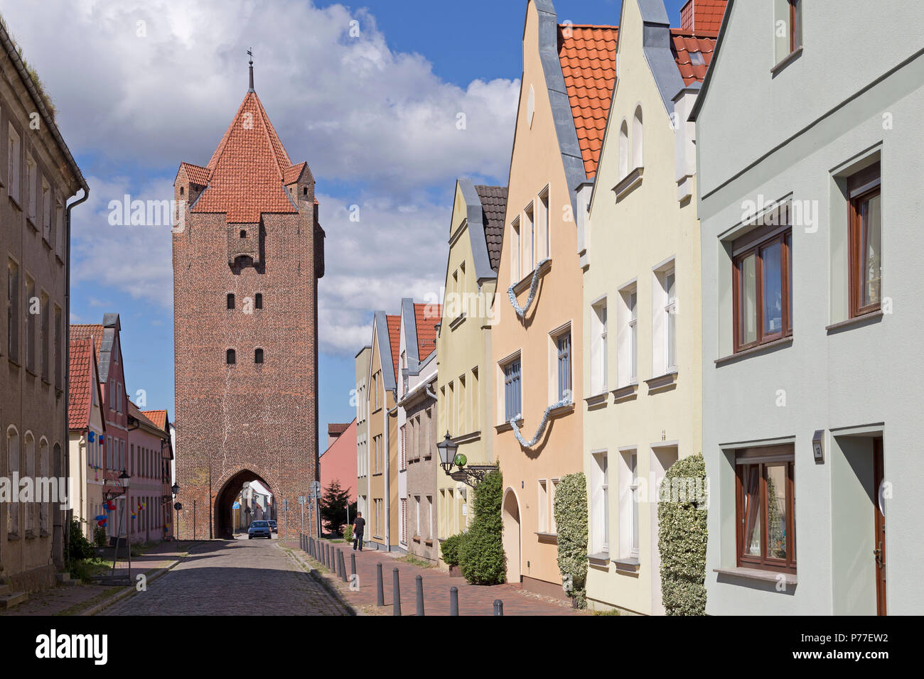 Gare Dammtor, Barth, Schleswig-Holstein, Allemagne Banque D'Images