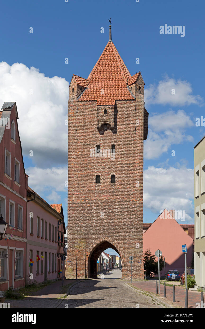 Gare Dammtor, Barth, Schleswig-Holstein, Allemagne Banque D'Images