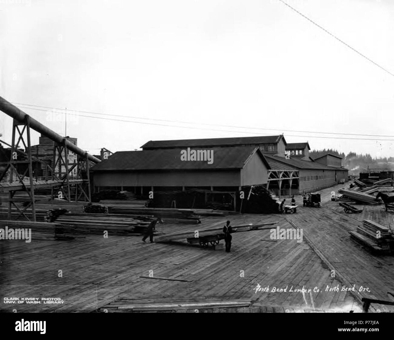 . Anglais : Saw mill, North Bend Mill & Lumber Company, North Bend, ca ...