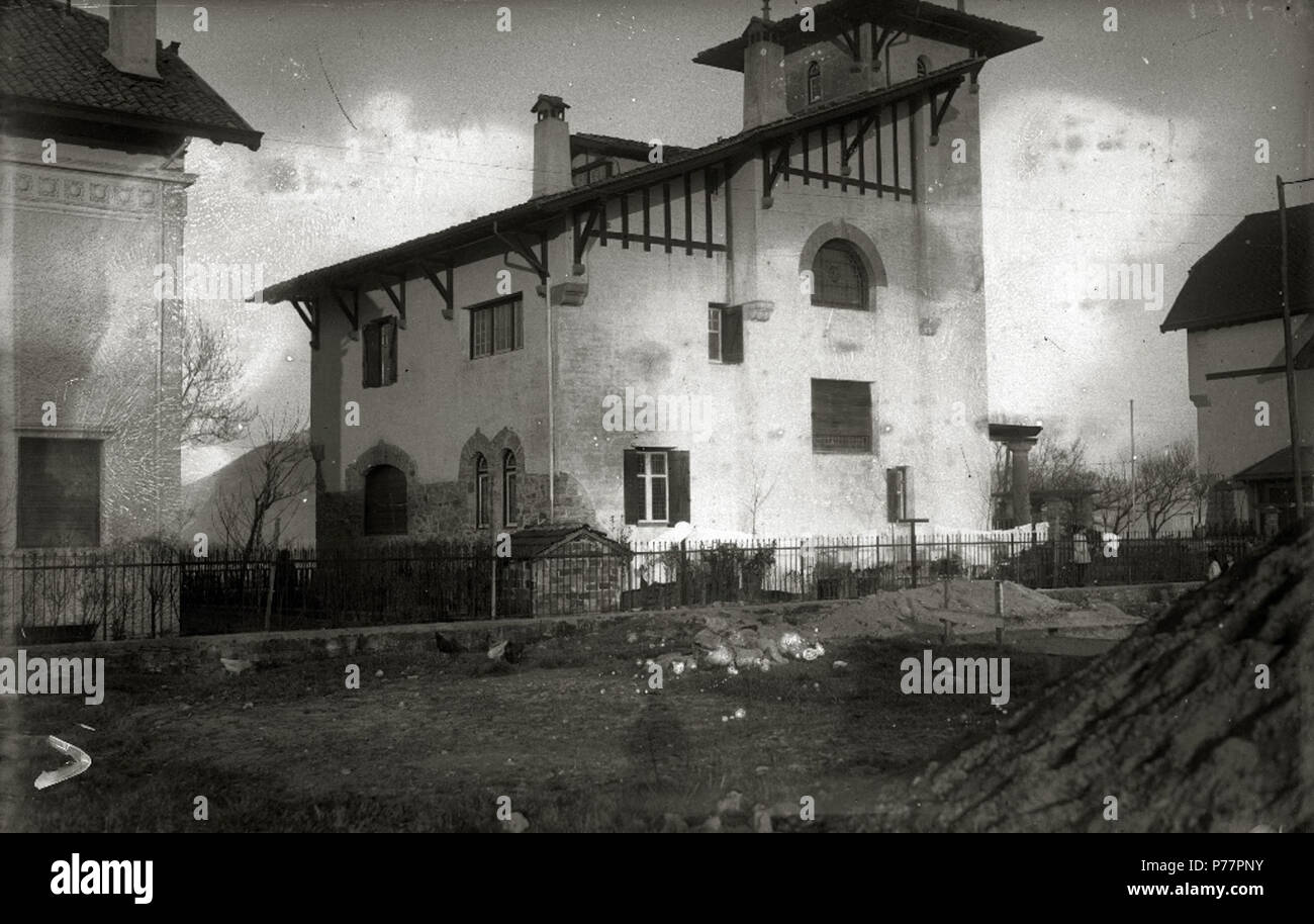 Español : Título original : villas de dos (2/2 d'Ondarreta) Traçage : San Sebastián (Guipúzcoa) . 1920 27 villas de la DOS (2 de 2) - Fondo Car-Kutxa Fototeka Banque D'Images