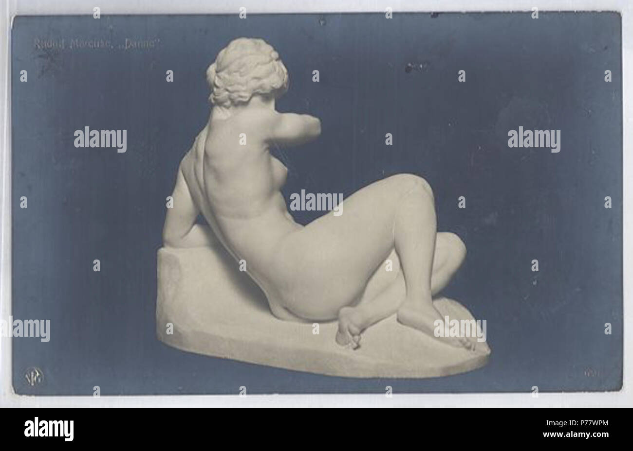 Rudolf Marcuse : Danae . Carte postale, pas de timbre, autour de 190556 Rudolf Marcuse - Danae Banque D'Images