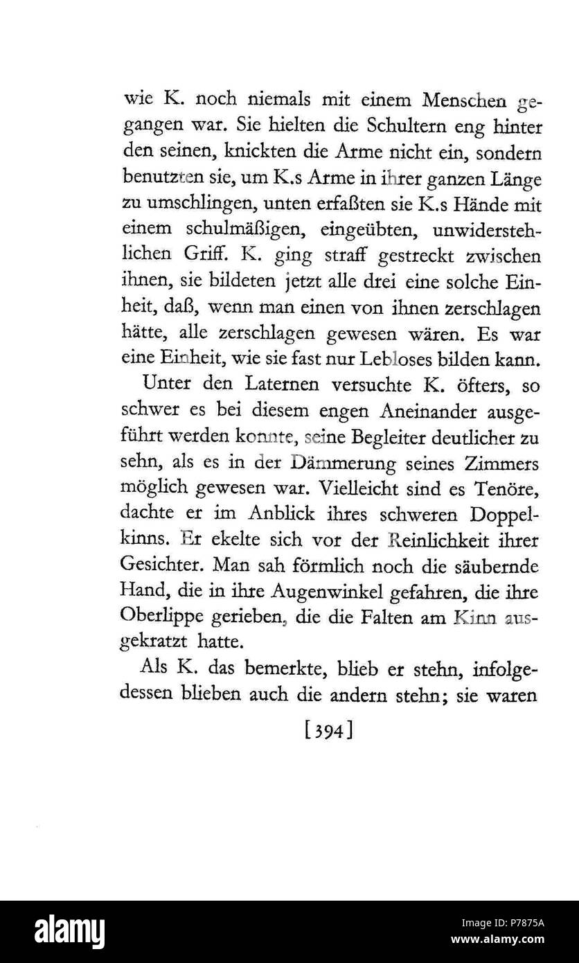 22 De Kafka Prozeß 394 Banque D'Images