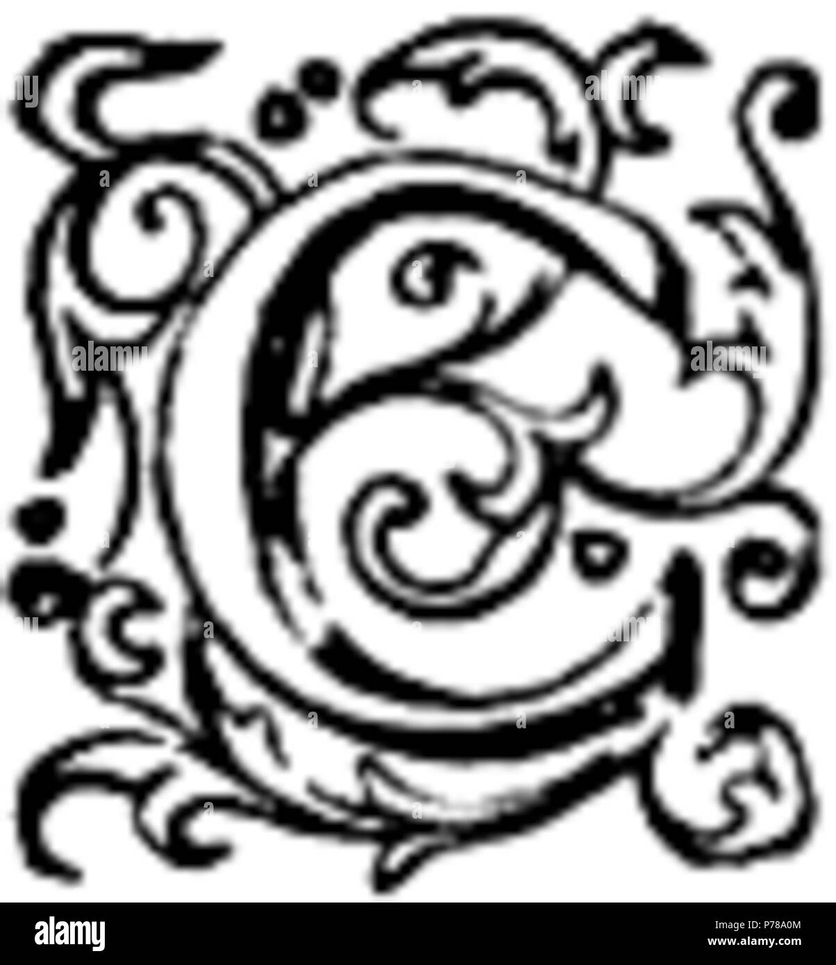 38 C Initial - Apuntes para la historia de Marruecos djvu Banque D'Images