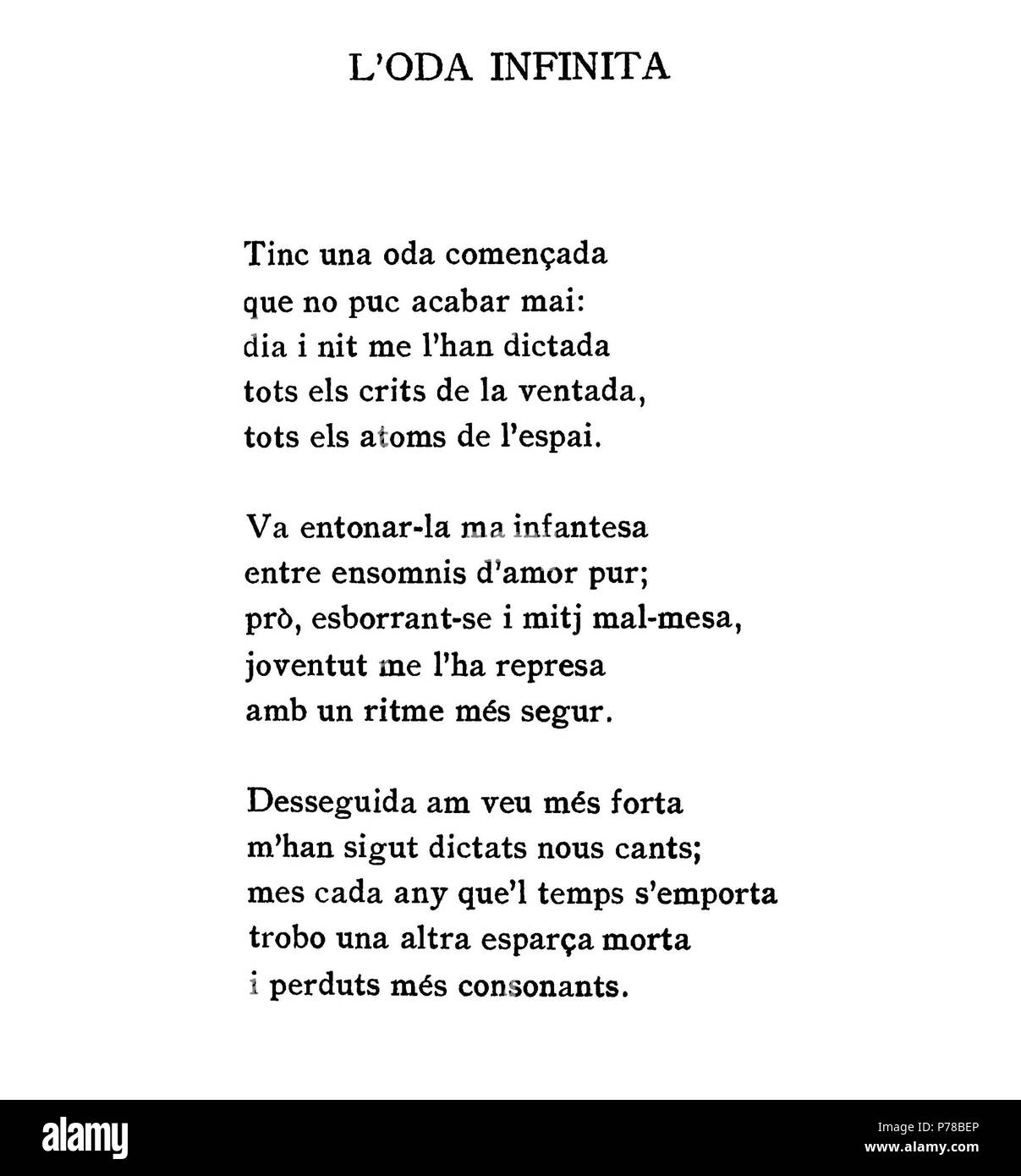 Joan Maragall. Obres achève d'en Joan Maragall - Poesies I (1912). Barcelone. 191249 Obres achève d'en Joan Maragall - Poesies I (1912) (page 31) culture Banque D'Images