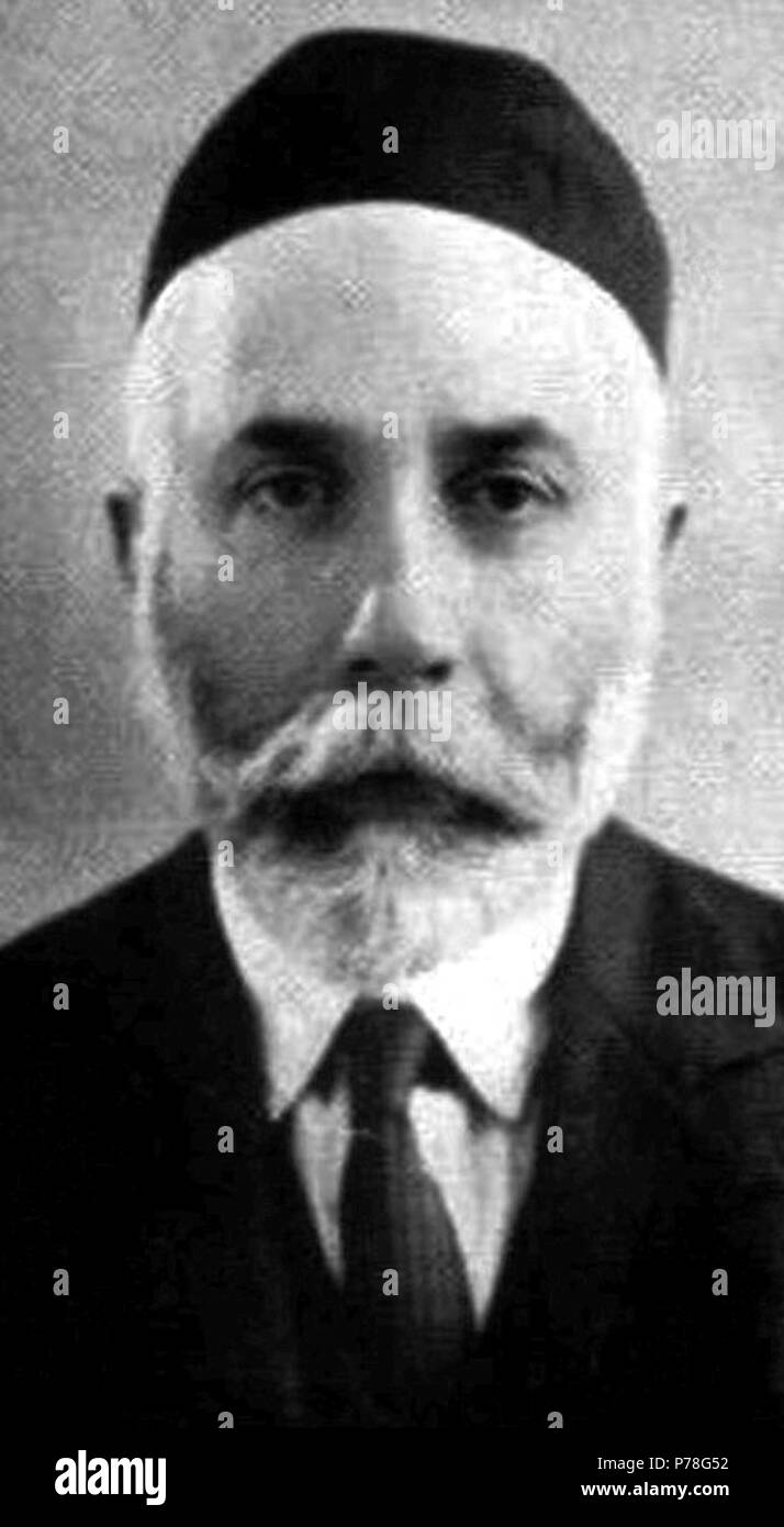 French : Photo de David Salomon Sassoon de Londres, prises avant 1944 . Jamais publié en livre, à ma connaissance, 8 Salomon David Sassoon, Londres Banque D'Images