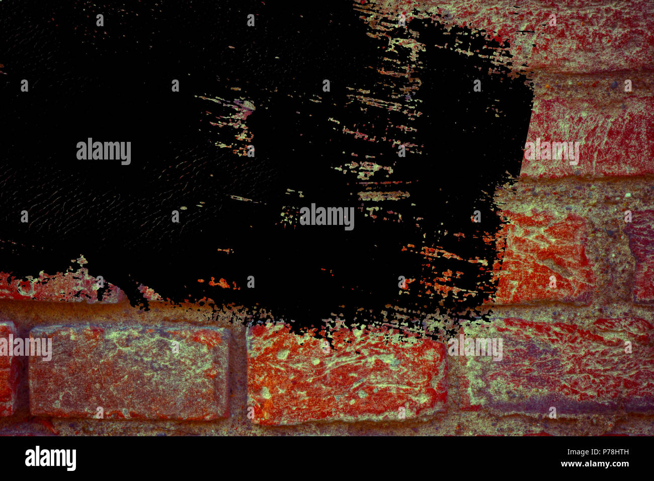 Grunge texture mur de briques, ciment arrière-plan de site web ou des périphériques mobiles. Banque D'Images