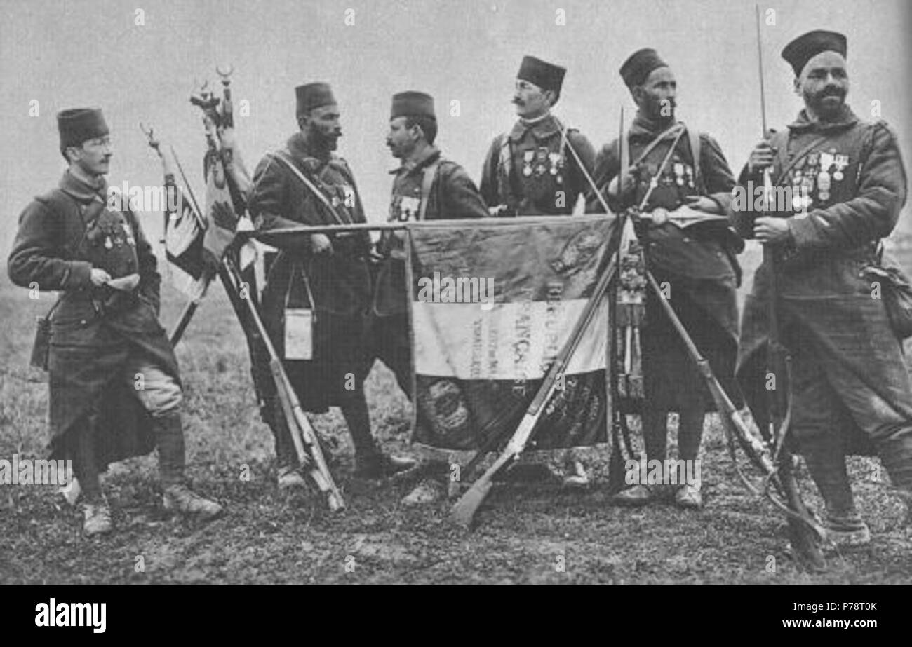 Drapeau du 7e RTA en 1917. 19173 7e RTA est fils drapeau en 1917 Banque D'Images