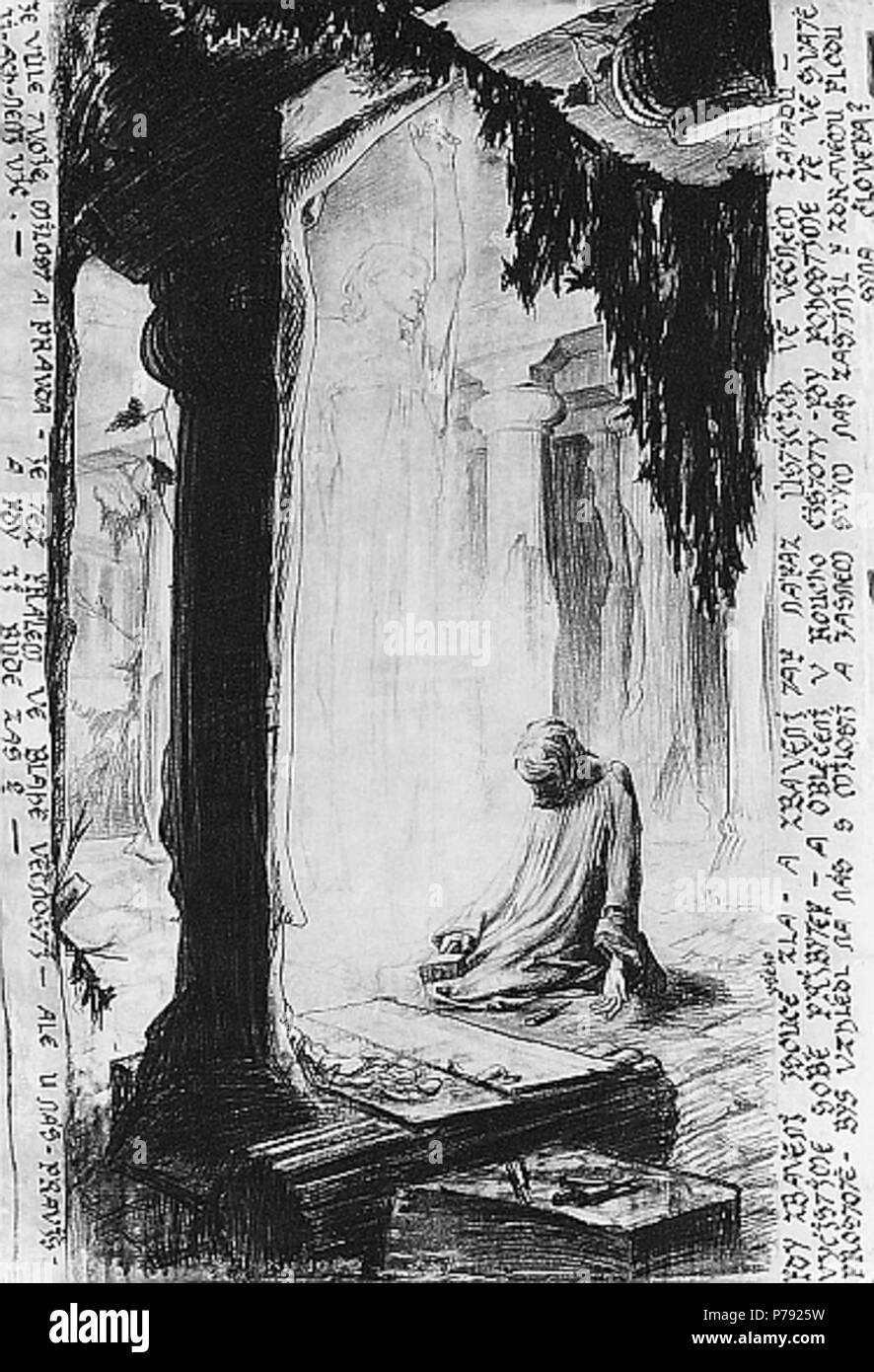 46 Otčenáš (liste č. František Bílek 5), Banque D'Images