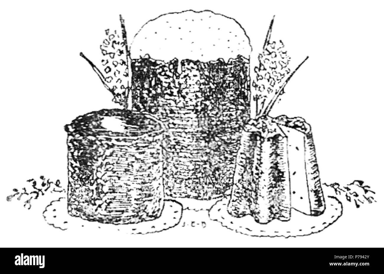 2 Ciasta wielkanocne-p1 Banque D'Images