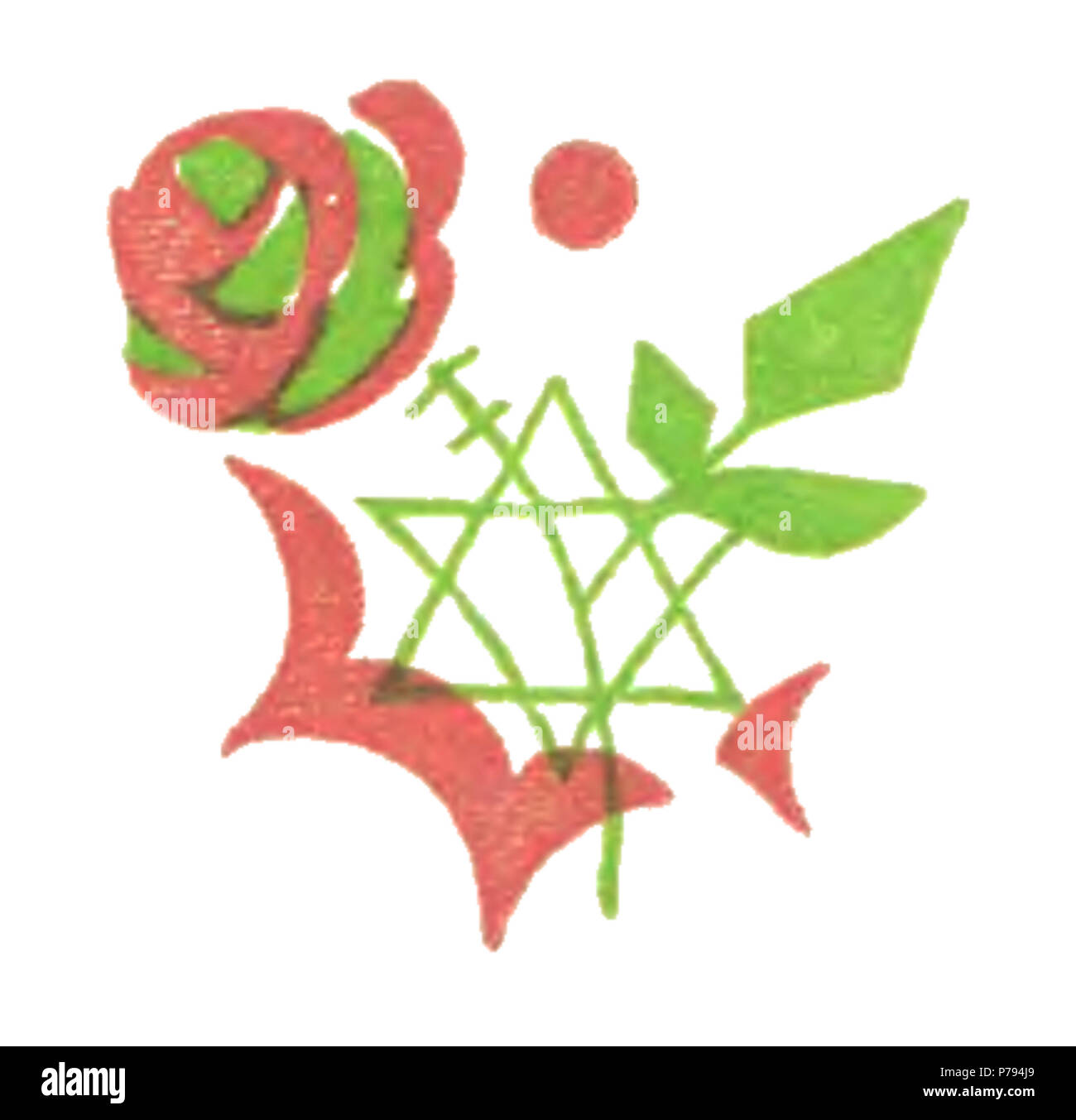 5 Maria Pawlikowska - Różowa magja p13 Banque D'Images