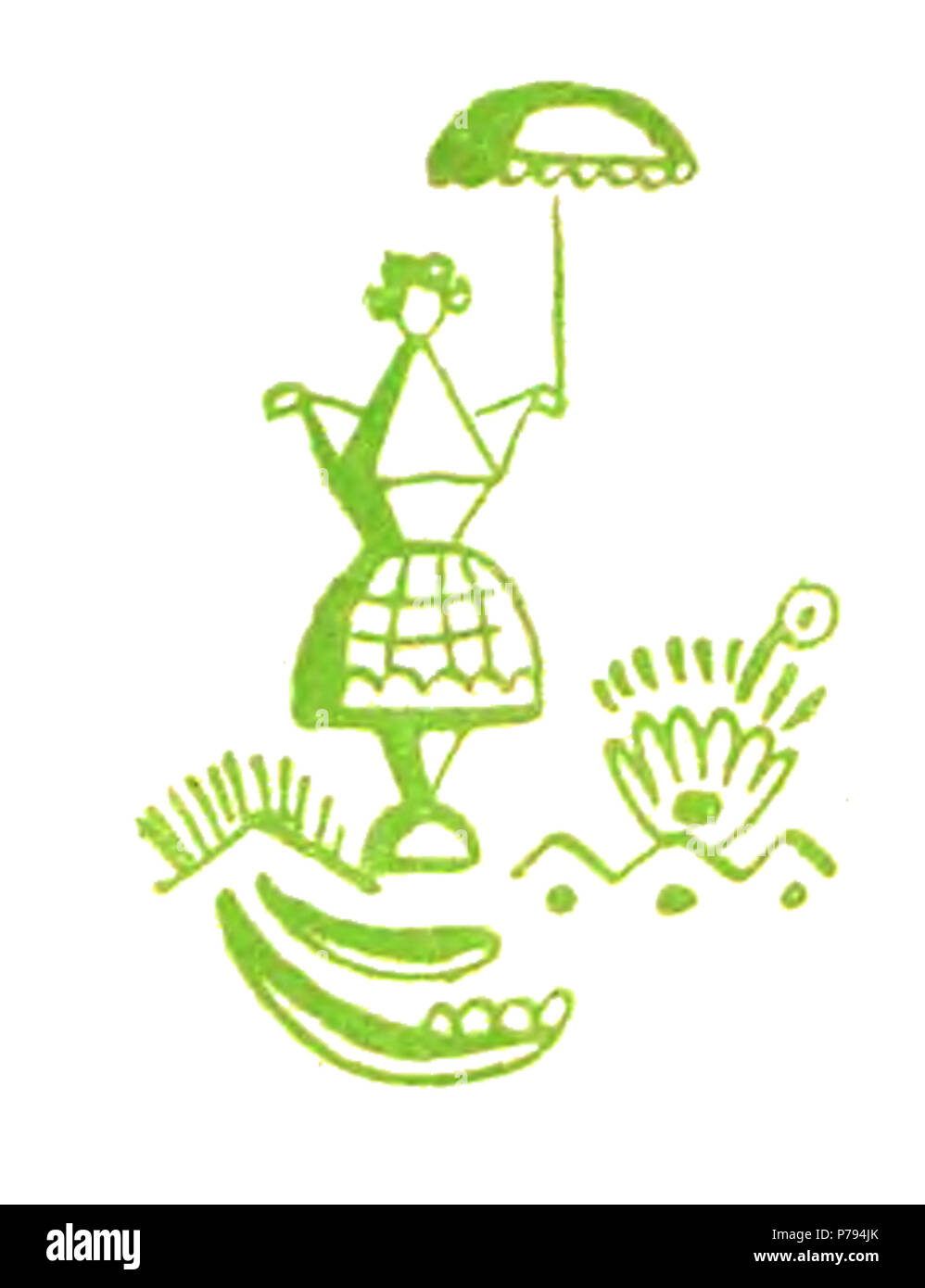 5 Maria Pawlikowska - Różowa magja p14 Banque D'Images