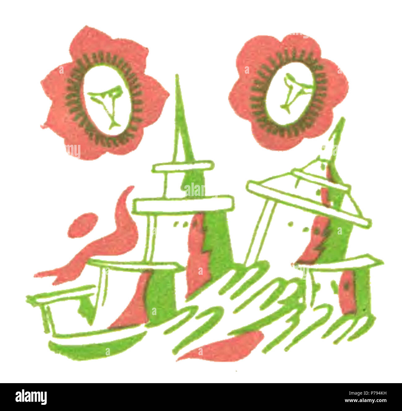 5 Maria Pawlikowska - Różowa magja p51 Banque D'Images