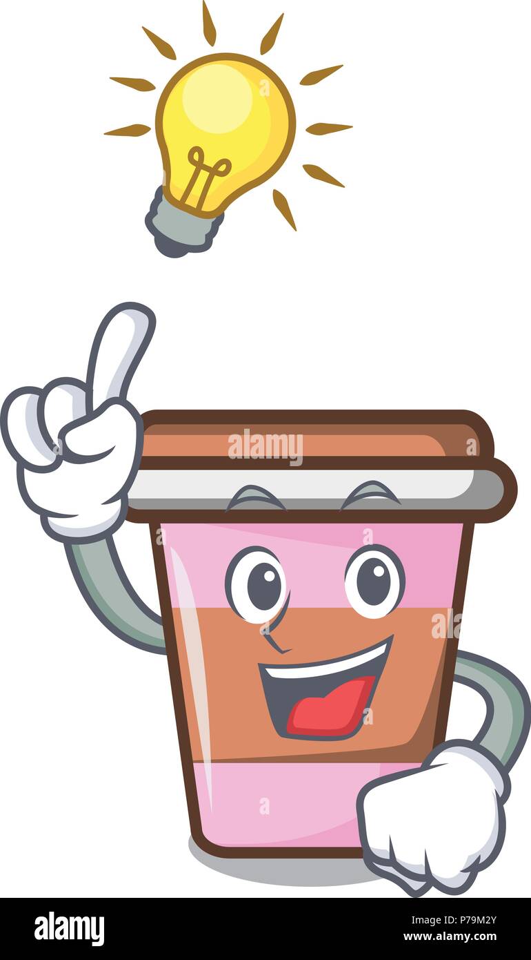 Vous avez une idée Coffee cup mascot cartoon Illustration de Vecteur