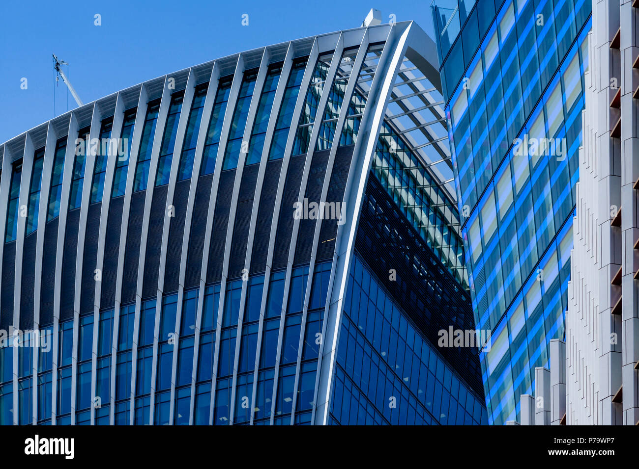 L'architecture moderne, Londres, Angleterre Banque D'Images