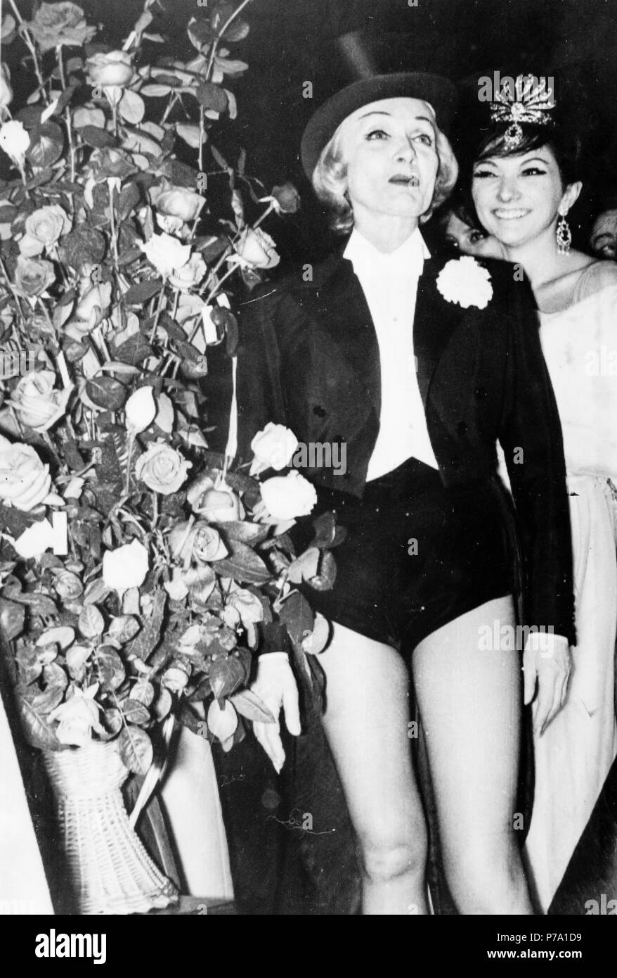 Marlene Dietrich, Olympia, Paris 1960 Banque D'Images