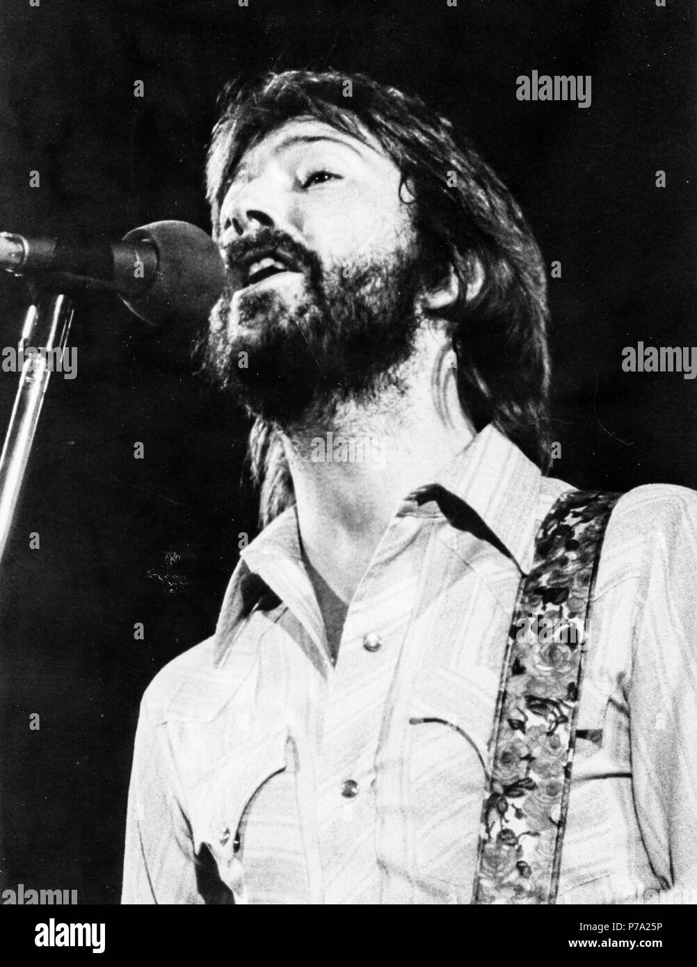 Eric Clapton, Hammersmith Odeon, London 1974 Banque D'Images