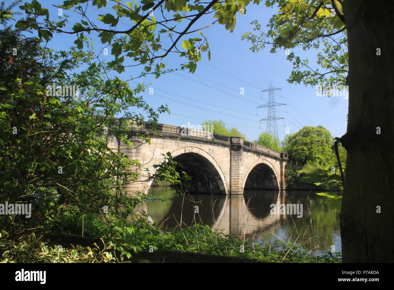 Le vieux pont à péage de John Carr a terminé 1804 The Old Great North Road Ferrybridge Knottingley West Yorkshire Britain, Royaume-Uni Banque D'Images